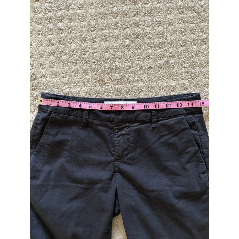 Frank & Eileen Pants Black Wicklow Cropped Raw Hem Women's Classic Preppy Chic 2